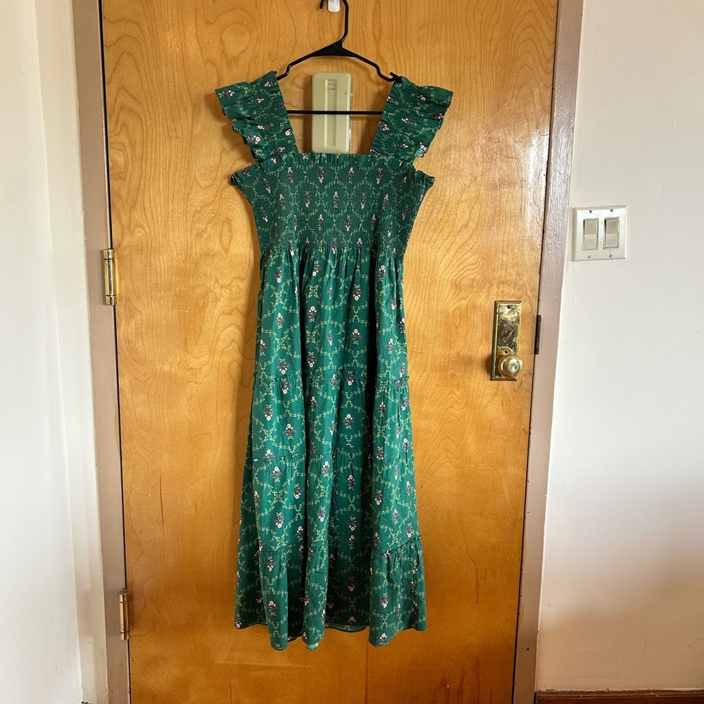 Hill House Green Midi Dress